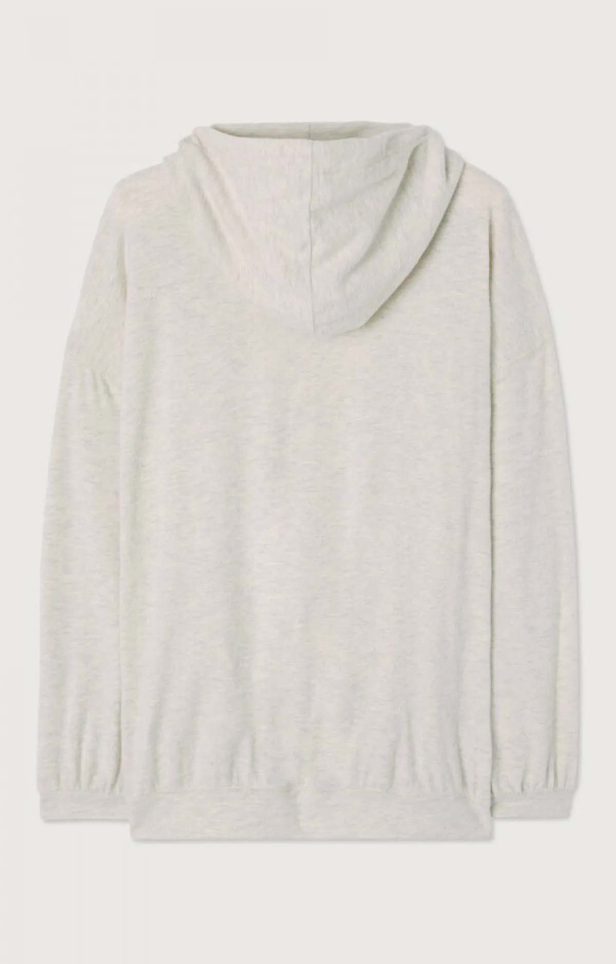 Damen American Vintage |Damenkapuzensweatshirt Ypawood Grau Meliert