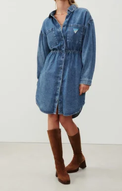 Damen American Vintage |Damenkleid Astury Stone