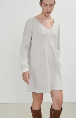 Damen American Vintage |Damenkleid Gyktown Graue Fliesen