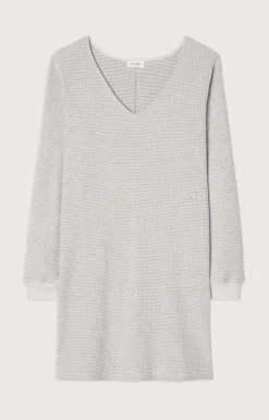 Damen American Vintage |Damenkleid Gyktown Graue Fliesen