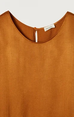 Damen American Vintage |Damenkleid Shaning Zimt