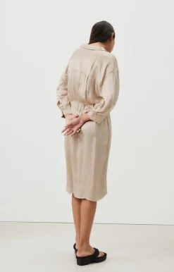 Damen American Vintage |Damenkleid Shaning Ecru