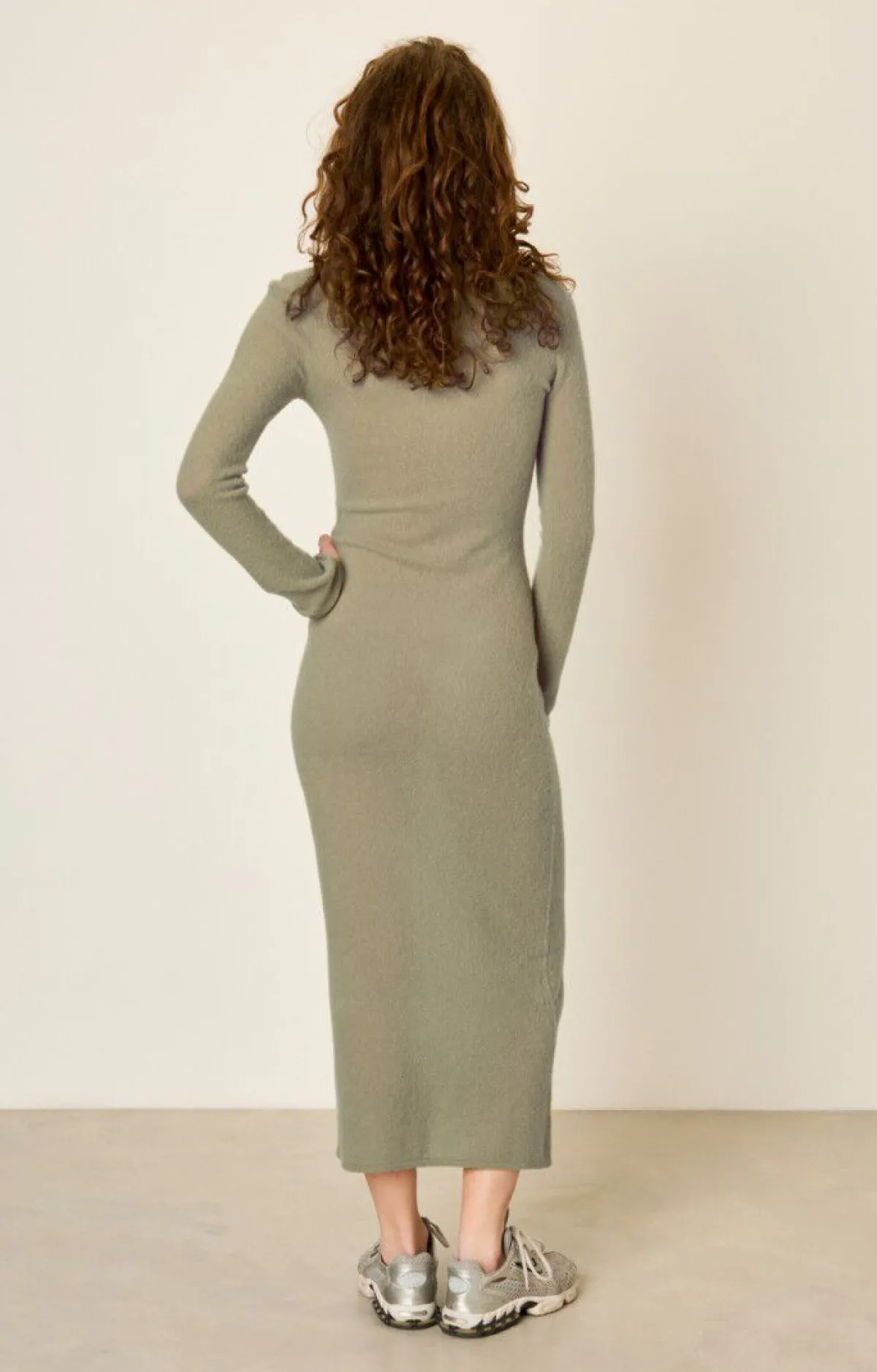 Damen American Vintage |Damenkleid Xinow Sandstein