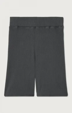 Damen American Vintage |Damen-Kurze Hose Piwik Anthrazit Meliert
