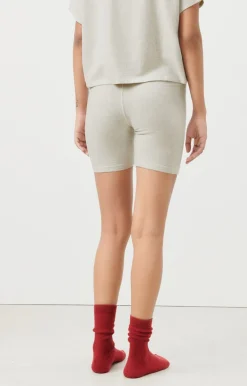 Damen American Vintage |Damen-Kurze Hose Ypawood Grau Meliert