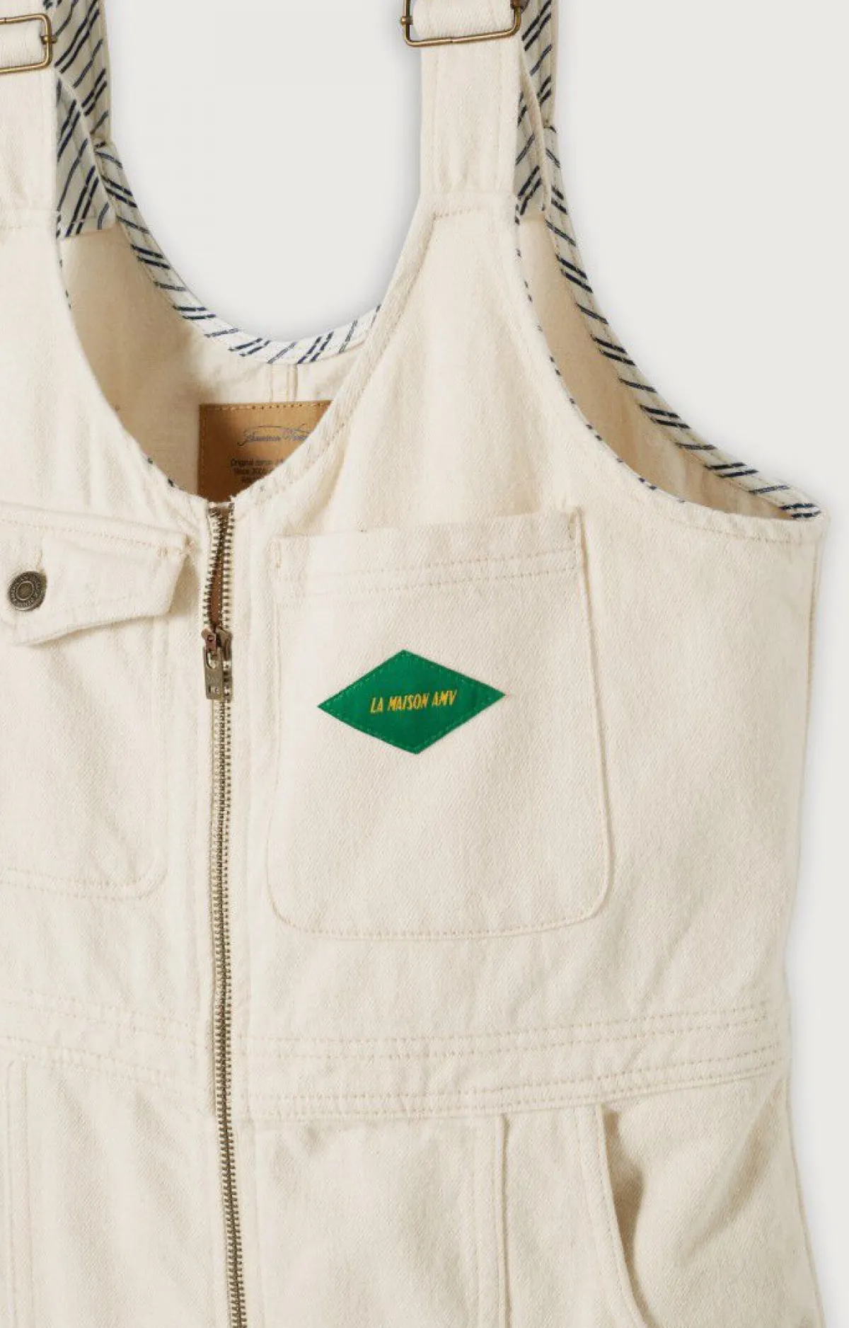 Damen American Vintage |Damenlatzhose Spywood Ecru