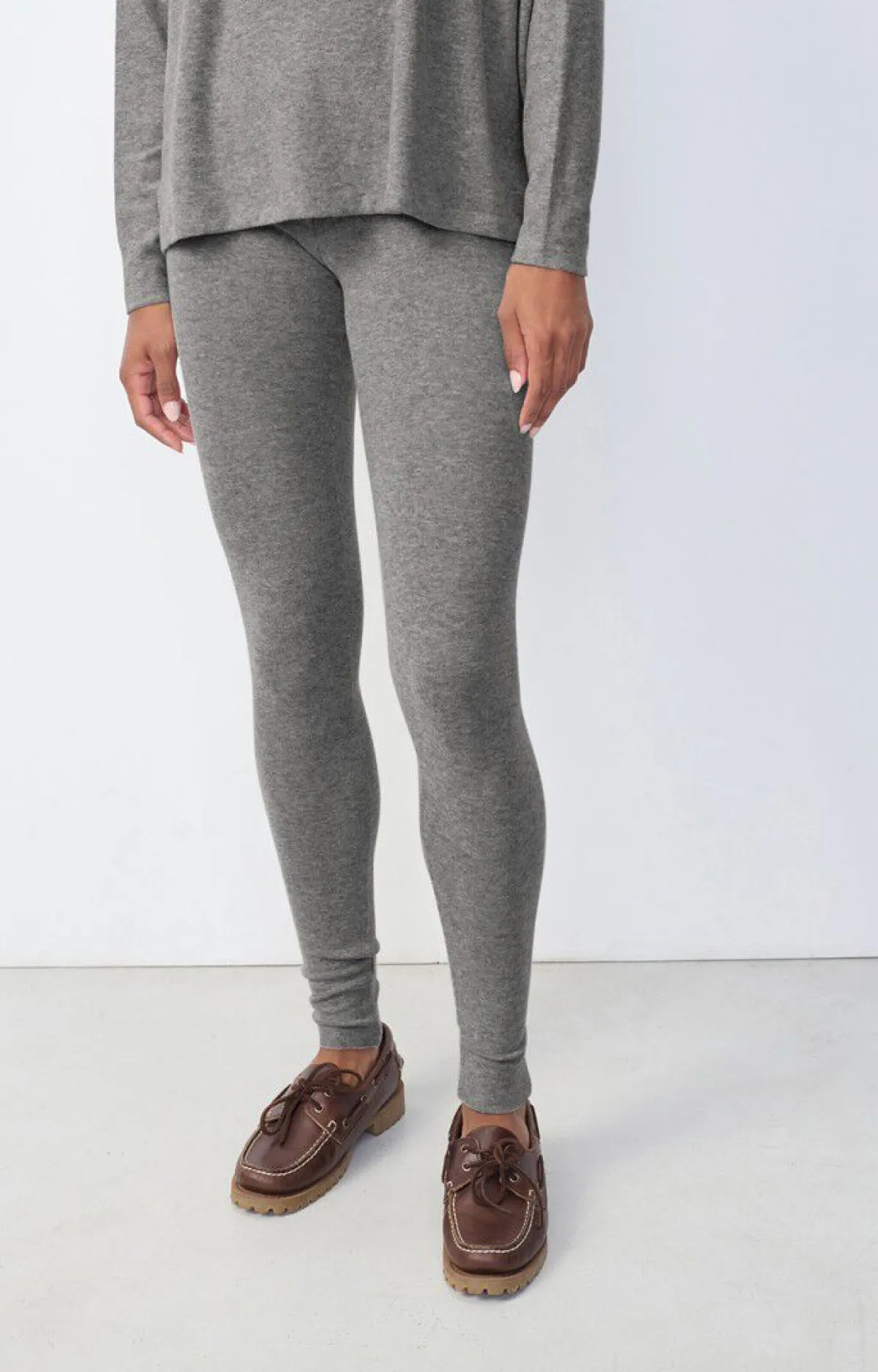 Damen American Vintage |Damenleggings Vetington Grau Meliert