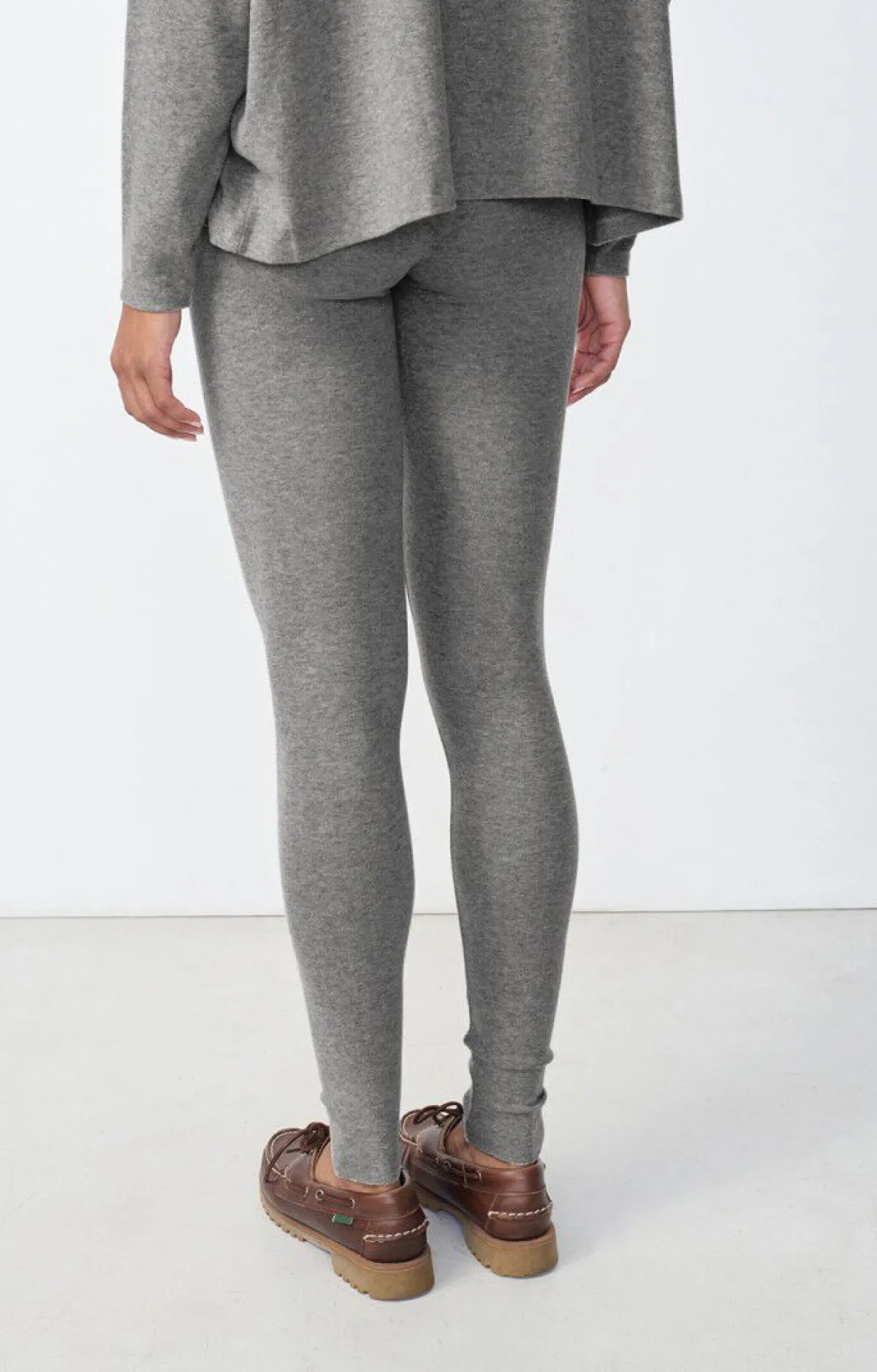 Damen American Vintage |Damenleggings Vetington Grau Meliert
