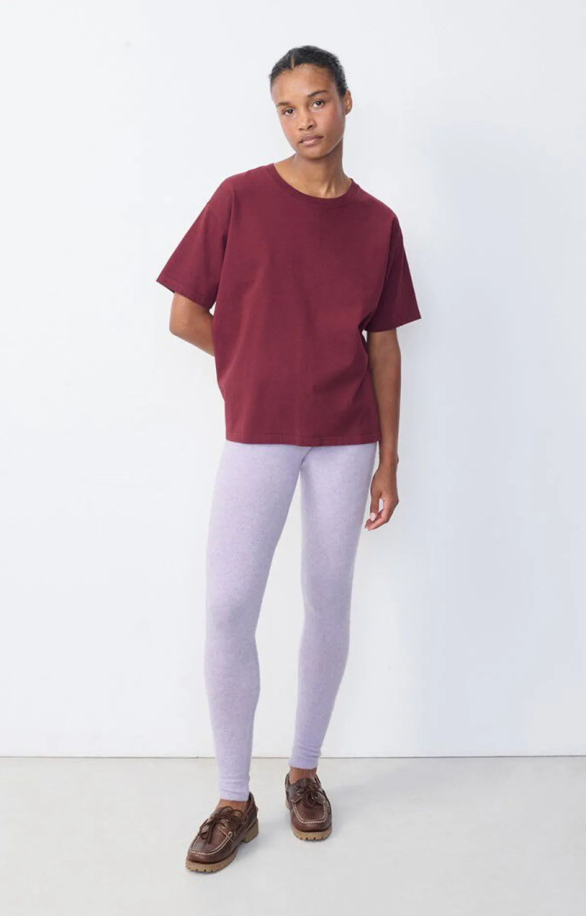 Damen American Vintage |Damenleggings Xinow Glycin Meliert