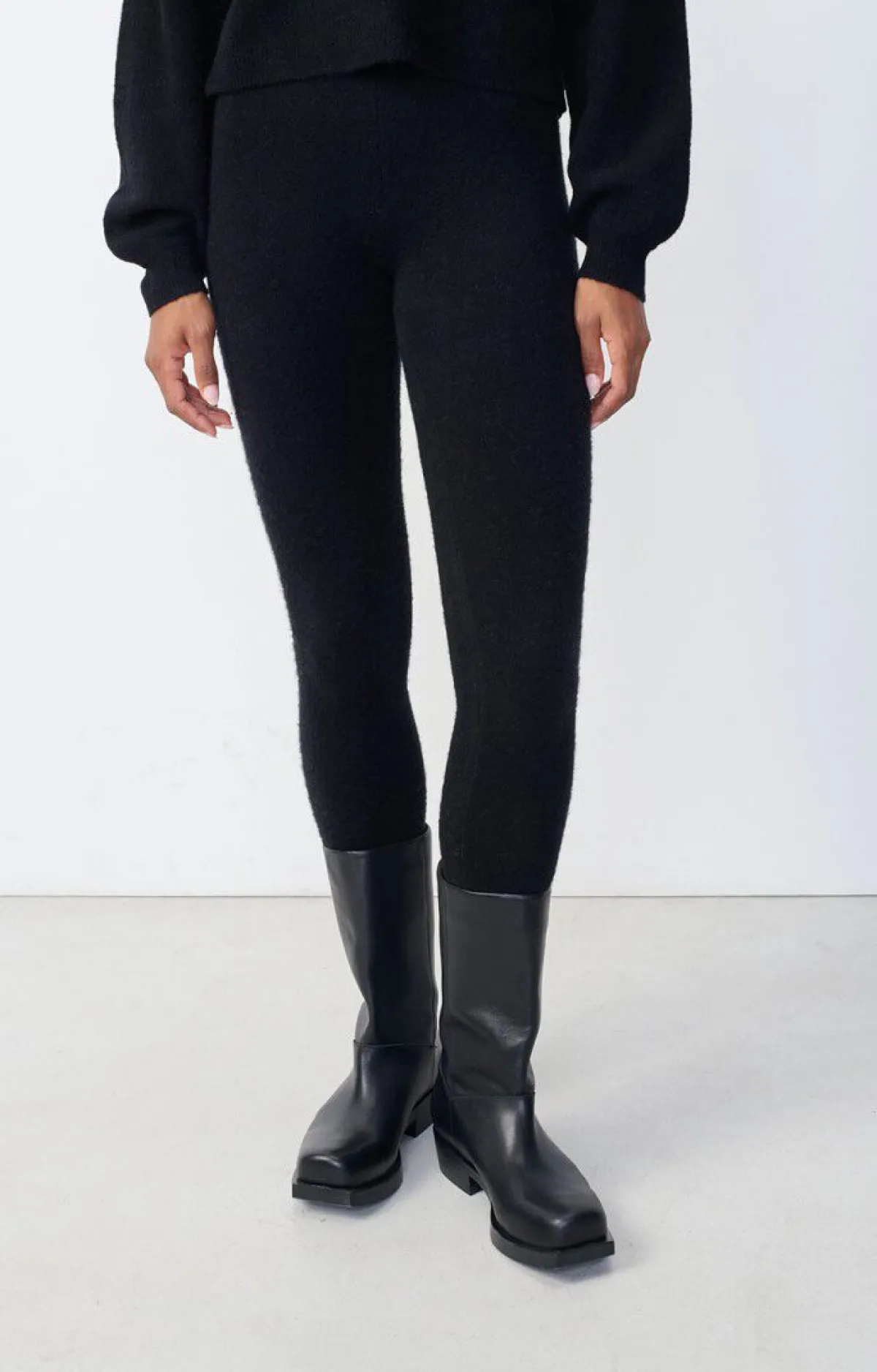 Damen American Vintage |Damenleggings Xinow Schwarz