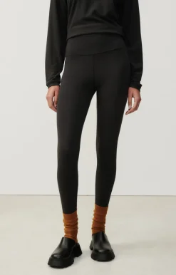 Damen American Vintage |Damenleggings Ypawood Kohlenstoff Meliert