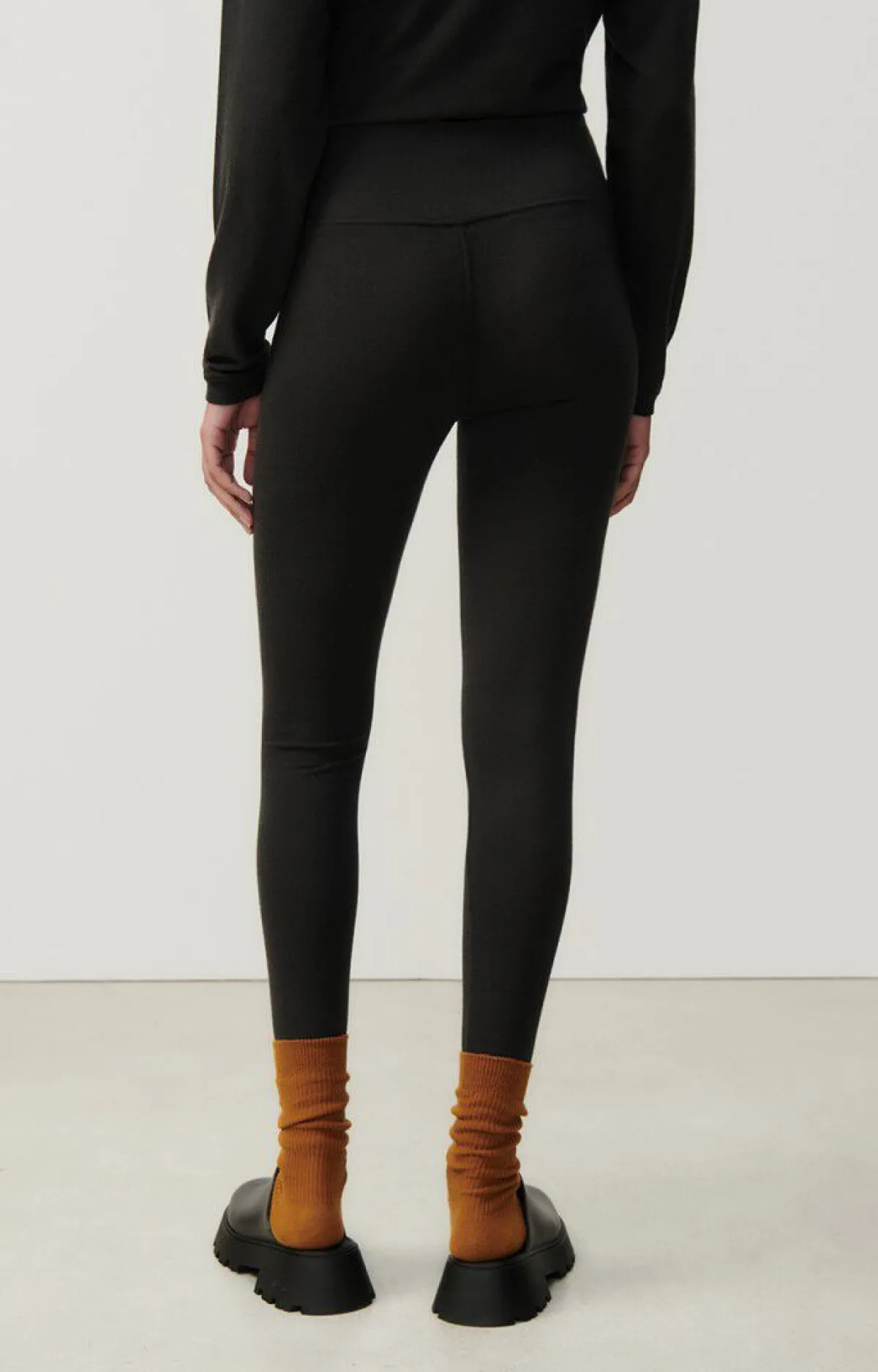Damen American Vintage |Damenleggings Ypawood Kohlenstoff Meliert
