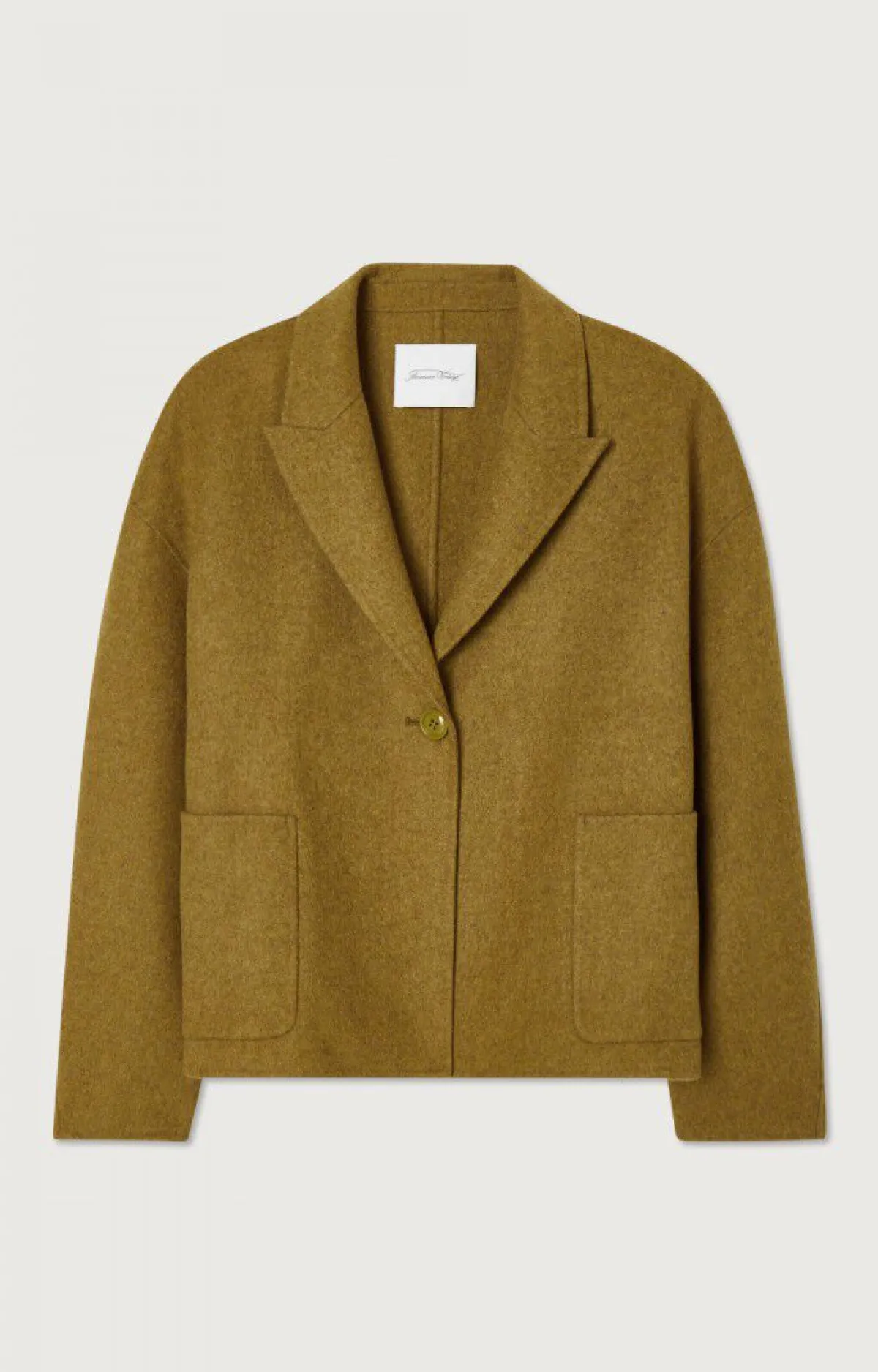 Damen American Vintage |Damenmantel Dadoulove Kamel Meliert