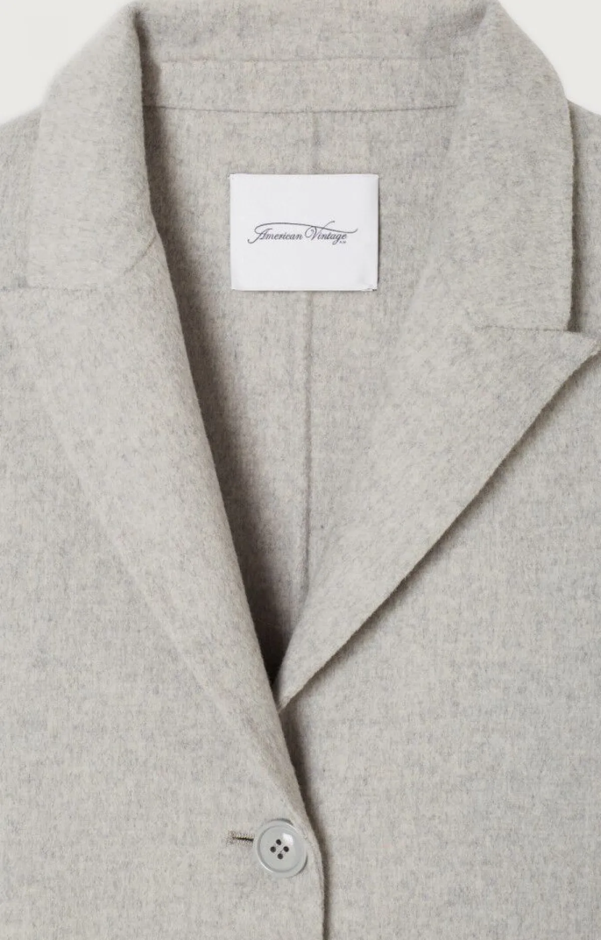 Damen American Vintage |Damenmantel Dadoulove Vlies Meliert