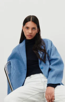 Damen American Vintage |Damenmantel Dadoulove See Meliert