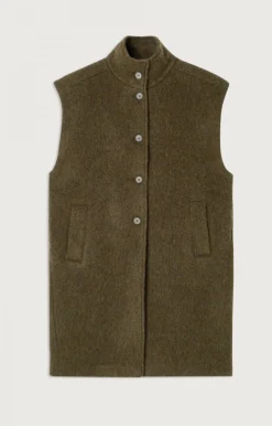 Damen American Vintage |Damenmantel Roly Spargel Meliert