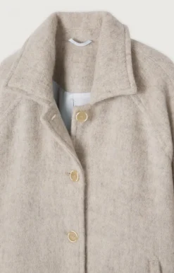Damen American Vintage |Damenmantel Roly Grau Meliert