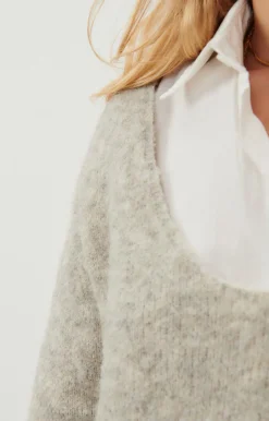 Damen American Vintage |Damenpullover Cikoya Vlies Meliert