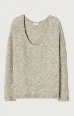 Damen American Vintage |Damenpullover Cikoya Vlies Meliert
