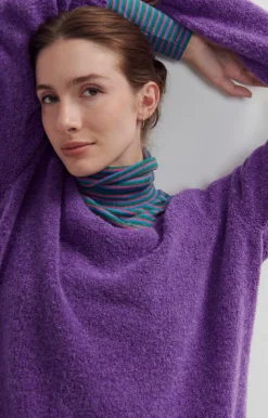 Damen American Vintage |Damenpullover Cikoya Violett