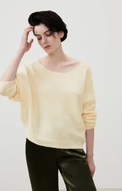 Damen American Vintage |Damenpullover Damsville Pannacotta Meliert