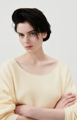 Damen American Vintage |Damenpullover Damsville Pannacotta Meliert