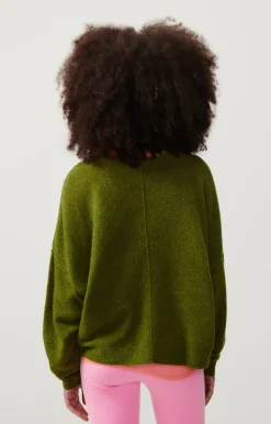 Damen American Vintage |Damenpullover Damsville Sumpf Meliert