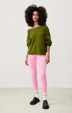 Damen American Vintage |Damenpullover Damsville Sumpf Meliert