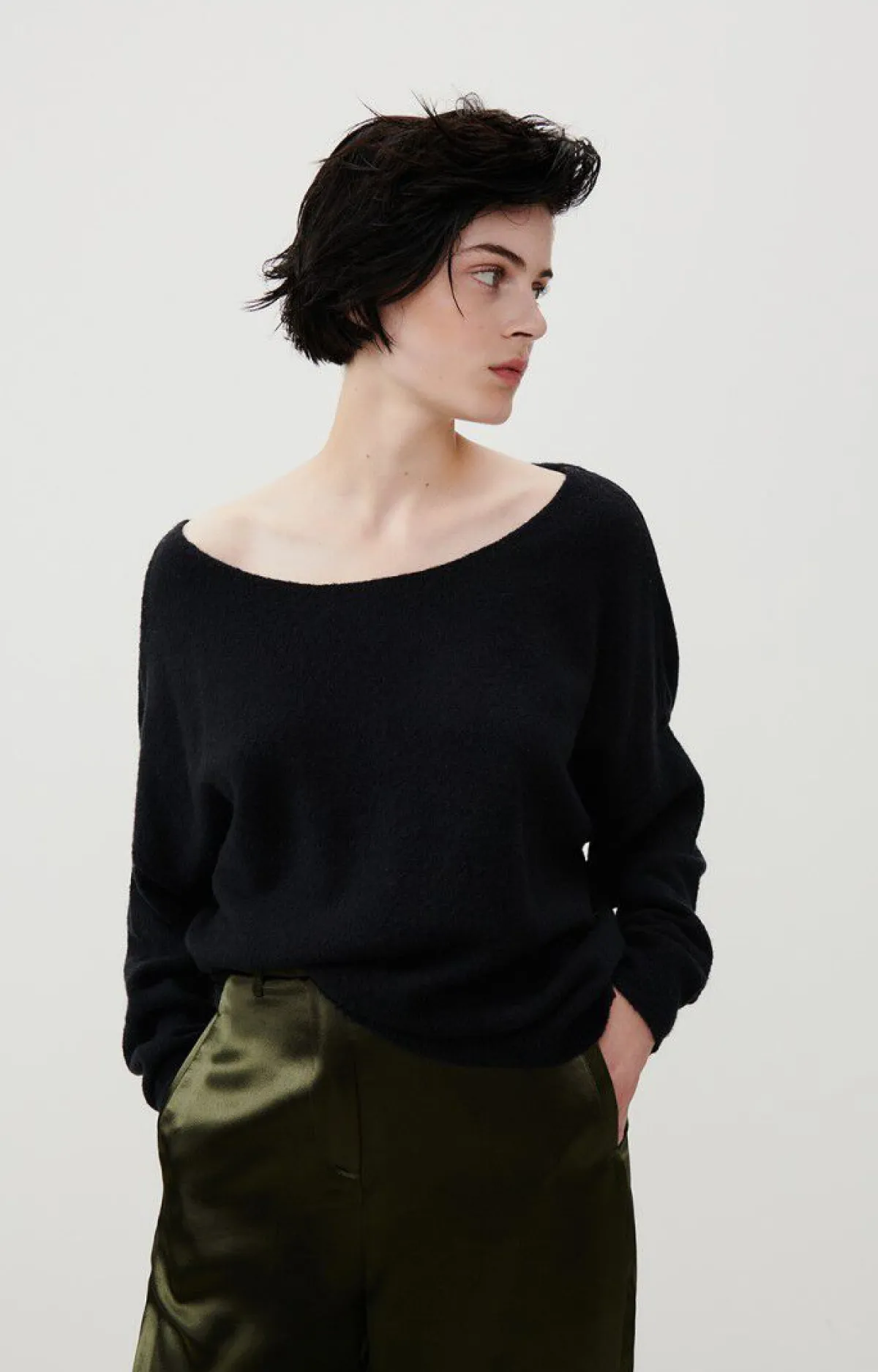 Damen American Vintage |Damenpullover Damsville Schwarz