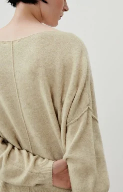 Damen American Vintage |Damenpullover Damsville Sand Meliert
