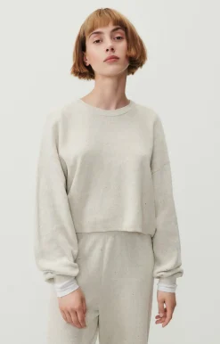 Damen American Vintage |Damenpullover Dozborow Ecru Meliert