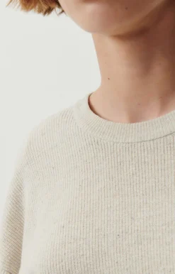 Damen American Vintage |Damenpullover Dozborow Ecru Meliert