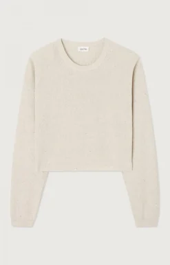 Damen American Vintage |Damenpullover Dozborow Ecru Meliert