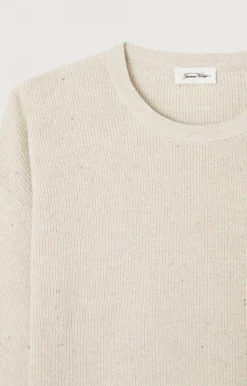 Damen American Vintage |Damenpullover Dozborow Ecru Meliert