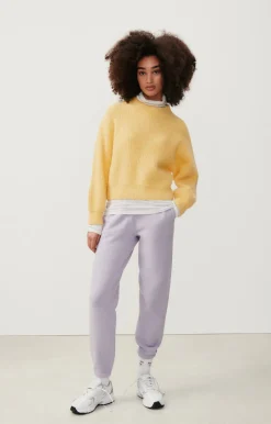 Damen American Vintage |Damenpullover East Limonade Meliert