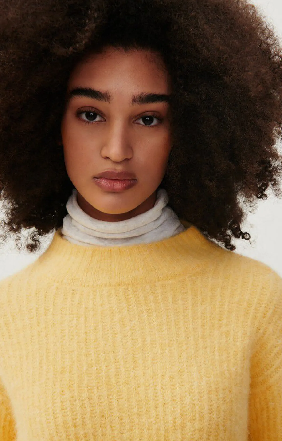 Damen American Vintage |Damenpullover East Limonade Meliert