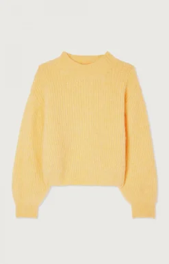 Damen American Vintage |Damenpullover East Limonade Meliert