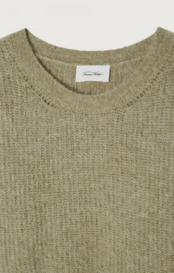 Damen American Vintage |Damenpullover East Roggen Meliert