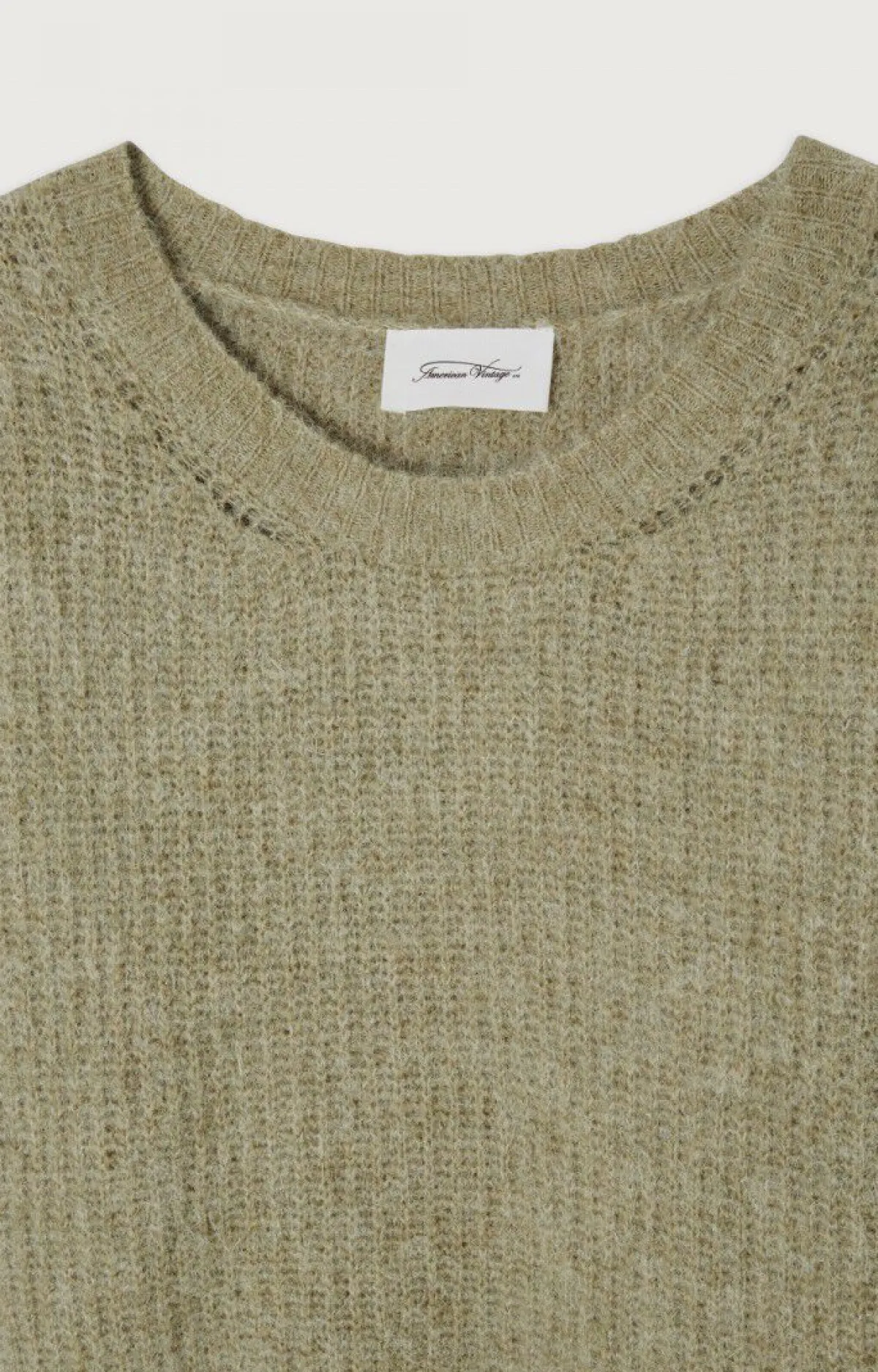 Damen American Vintage |Damenpullover East Roggen Meliert