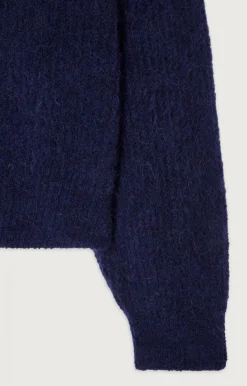 Damen American Vintage |Damenpullover East Navy Meliert