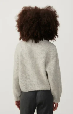 Damen American Vintage |Damenpullover East Pulverschnee Meliert