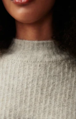 Damen American Vintage |Damenpullover East Pulverschnee Meliert