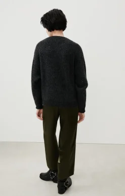 Damen American Vintage |Damenpullover East Anthrazit Meliert