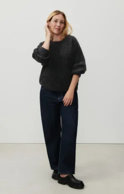 Damen American Vintage |Damenpullover Foubay Anthrazit Meliert