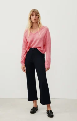 Damen American Vintage |Damenpullover Razpark Candy Pink Meliert