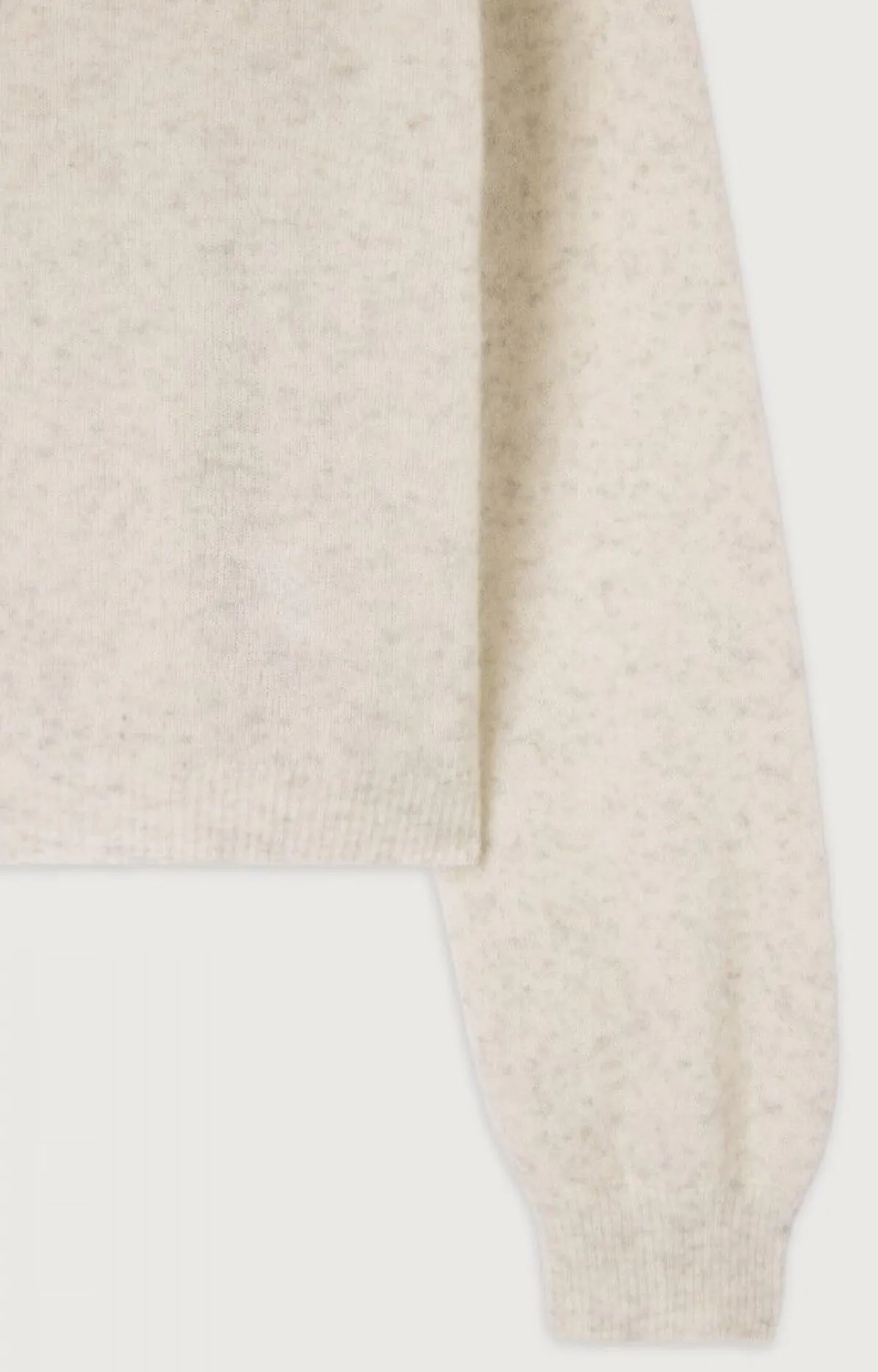 Damen American Vintage |Damenpullover Razpark Ecru Multimeliert