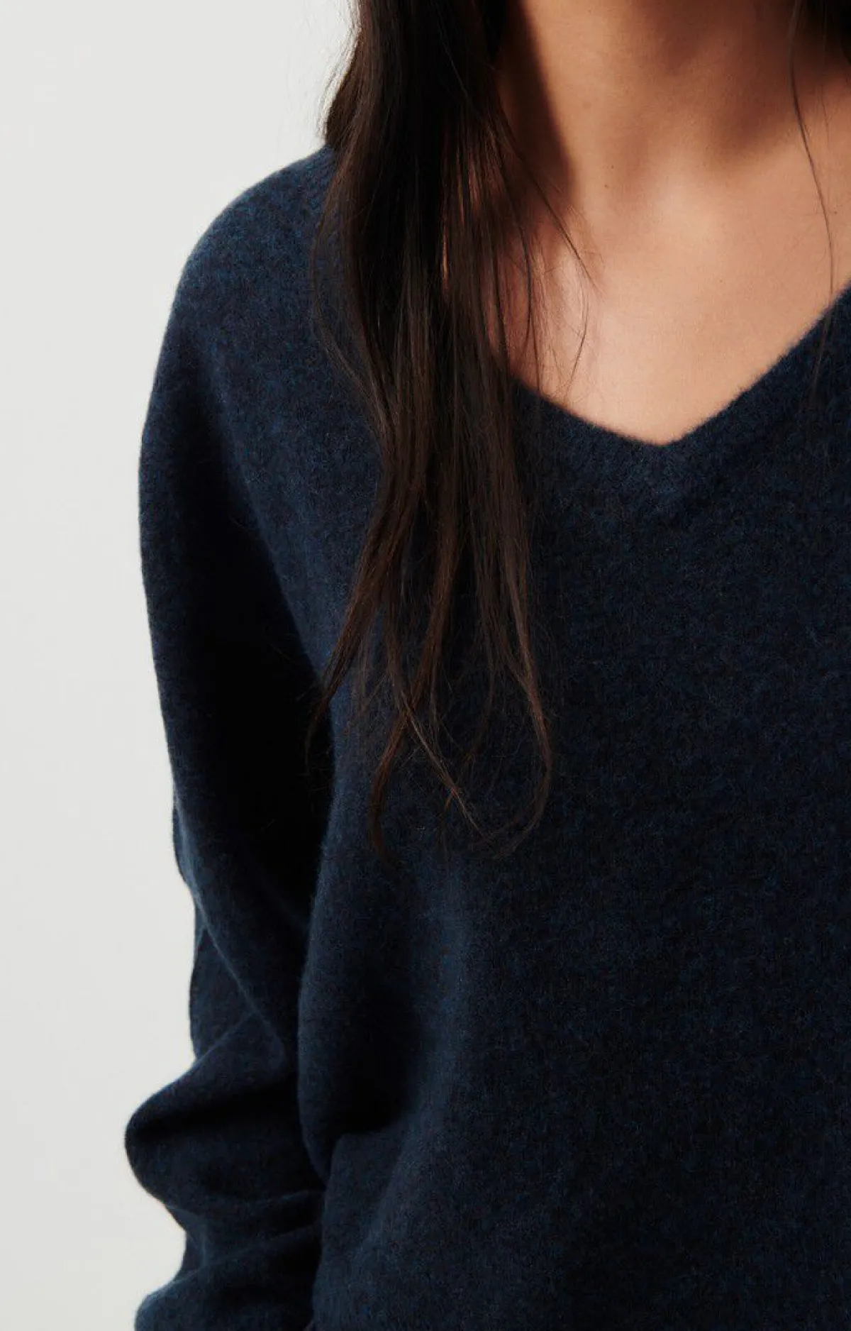Damen American Vintage |Damenpullover Razpark Abysse Meliert