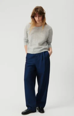 Damen American Vintage |Damenpullover Razpark Vlies Meliert