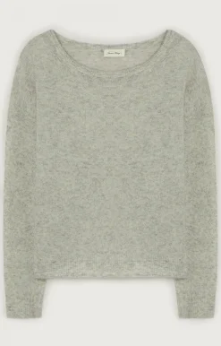 Damen American Vintage |Damenpullover Razpark Vlies Meliert