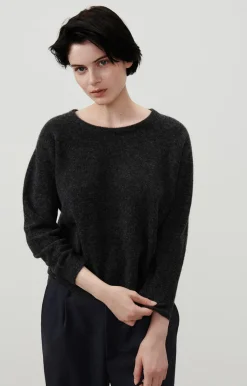 Damen American Vintage |Damenpullover Razpark Fledermaus Meliert